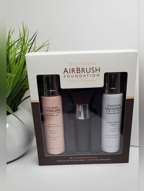 Jerome Alexander Airbrush Makeup Set Kit Light Shade NEW